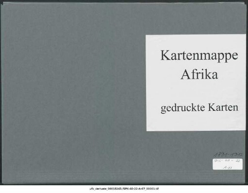 Nil von Sobat bis Lado und Gebiet westlich bis Dar-Ferkit : 1891-1912 : Kartensammlung