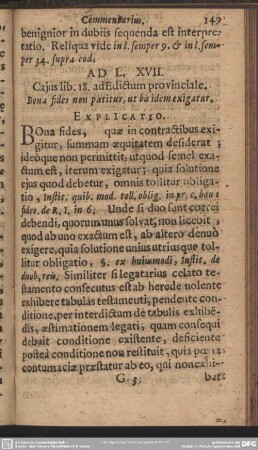 Ad L.XVII. Cajus lib. 18. ad Edictum provinciale