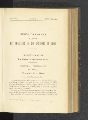 Renseignements a l´usage des voyageurs et des résidents en Chine