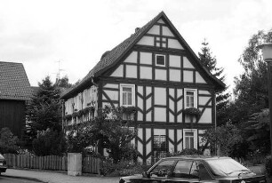 Fachwerkhaus (Fachwerkhaus); Hünfeld, Wiesenfelder Weg 1