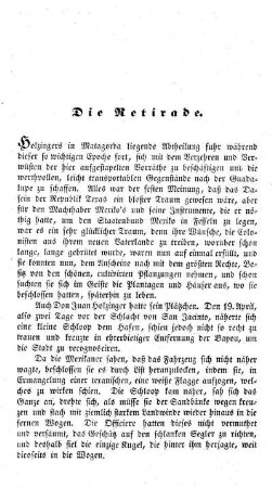 Die Retirade.