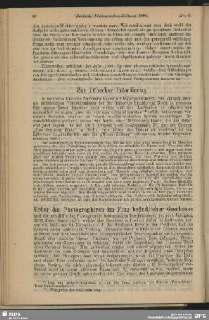 Ueber das Photographiren im Flug befindlicher Geschosse