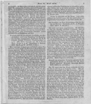 Zimmermann, K.: Das Gebet des Christen. Eilf Predigten. Neustadt a.d.O.: Wagner 1837