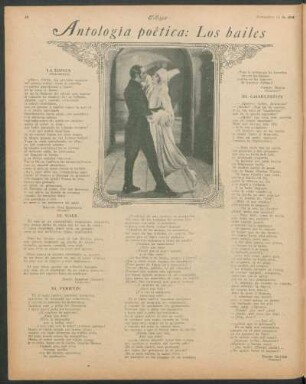 Antología poética: Los bailes