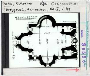 Artik: Kathedrale, Grundriss