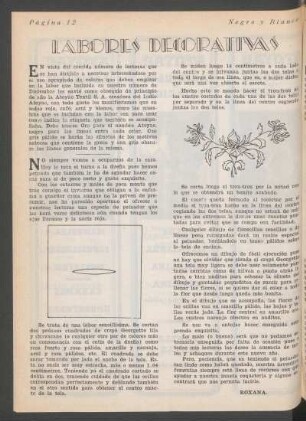 Labores decorativas