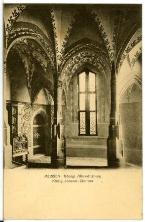 Meißen. Albrechtsburg - König Johann Zimmer