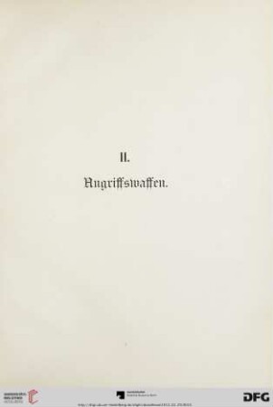 Angriffswaffen (Nr. 23-310)