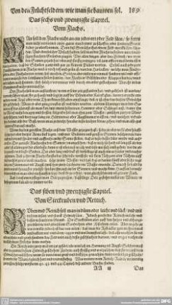 Das sechs vnd zwentzigste Capitel. Das siben vnd zwentzigste Capitel.
