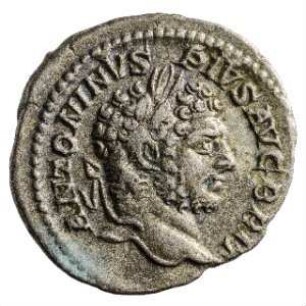 Münze, Denar, 210 - 213 n. Chr.