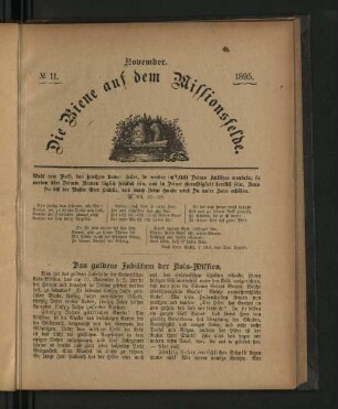 No 11. November. 1895.