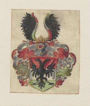 Familienwappen mit Doppeladler