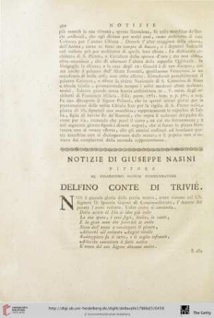 Notizie di Giuseppe Nasini