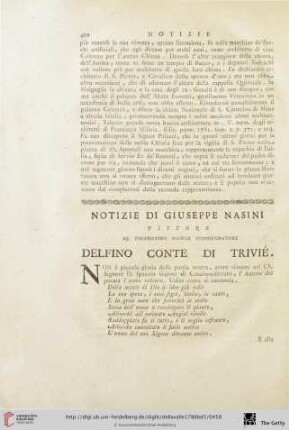 Notizie di Giuseppe Nasini
