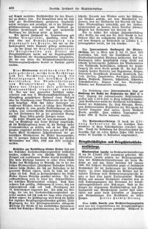 Helene Hurwitz-Stranz: Ministerialrat Jacobs gestorben [Kriegsbeschädigten- und Kriegshinterbliebenenfürsorge]