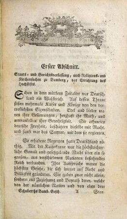 Historischer Versuch über die geistliche und weltliche Staats- und Gerichtsverfassung des Hochstifts Bamberg : Ein Beytrag zur deutschen insonderheit ostfränkischen Geschichte