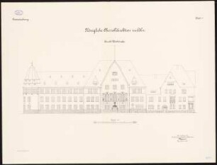 Oberzolldirektion, Köln: Ansicht 1:100