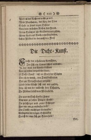 Die Dicht-Kunst.