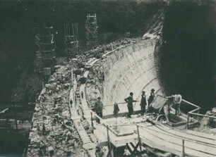 Urfttalsperre bei Gemünd (Eifel), Deutschland, 1900