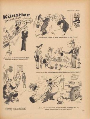 "Künstler zuhause"