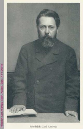Friedrich Carl Andreas, Ehemann von Lou Andreas-Salomé