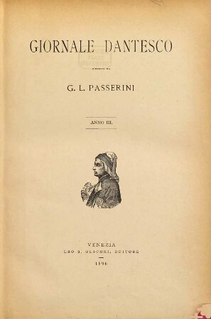 Il Giornale dantesco. 3. 1896