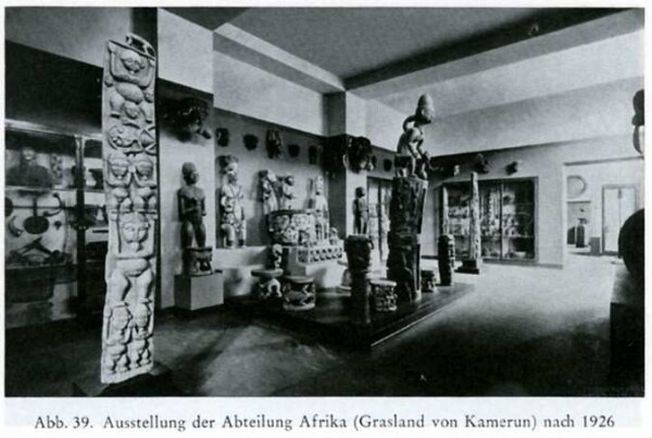 Ausstellungsraum Kamerun von 1926