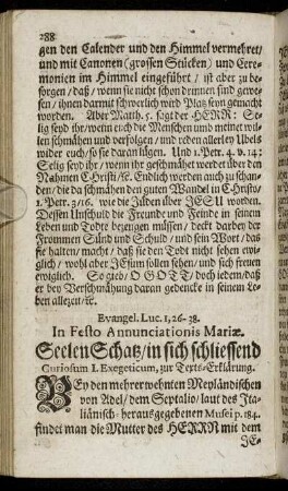 Evangel. Luc. 1, 26-38. In Festo Annunciationis Mariæ.