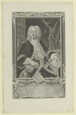 Bildnis des Iohannes Petrvs de Lvdewig
