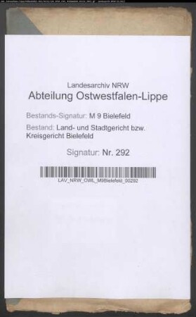 Stork, Friedrich Wilhelm, Heuerling, Schildesche. Wiedemann, Hanne Wilhelmine, Schildesche