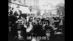 Festzug und Parade des Artillerievereins (1914) Duisburg-Meiderich