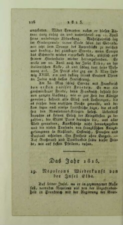 19. Napoleons Wiederkunft von der Insel Elba