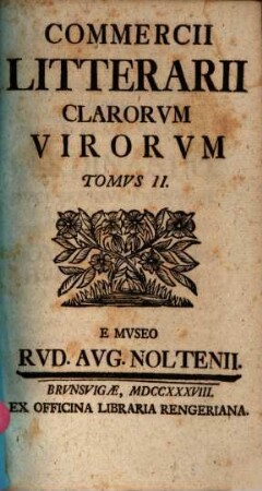 Commercium litterarium clarorum virorum, 2.