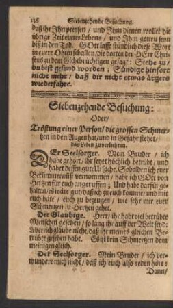 Siebenzehende Besuchung: