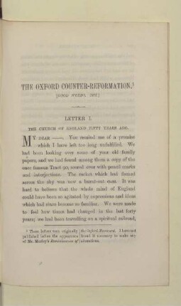 THE OXFORD COUNTER-REFORMATION