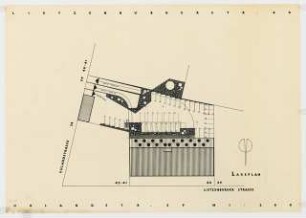 Wohnhäuser Uhlandstraße 39 / Lietzenburger Straße 40, Berlin-Wilmersdorf: Lageplan 1:200