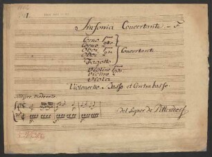 Konzertante Sinfonien; ob (2), cor (2), fag, orch; F-Dur; K 87; G deest