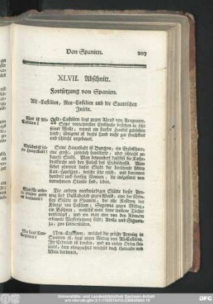 XLVII. Abschnitt. Fortsetzung von Spanien. Alt-Castilien, Neu-Castilien und die Spanischen Inseln.