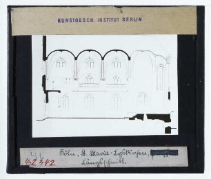 Köln, St. Maria Lyskirchen : Längsschnitt