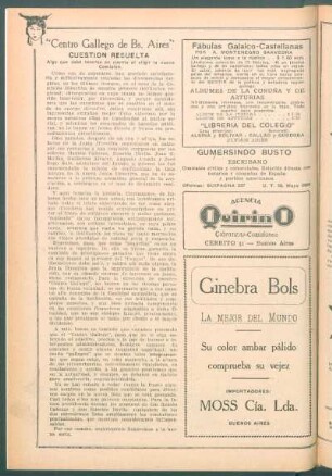 "Centro Gallego de Bs. Aires" - Cuestión resuelta : Algo que debe tenerse en cuenta al eligir la nueva Comisión