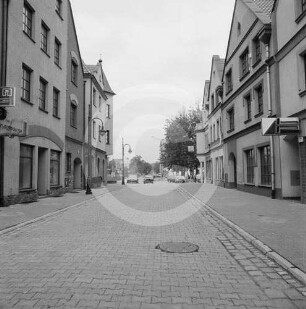 Straßenansicht ul. Grodzka (Preußische Straße) in Glogau