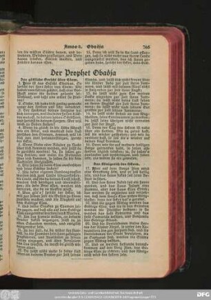 Der Prophet Obadja