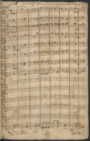 Siehe lobet den Herrn; V (5), orch, bc