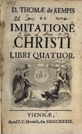 De Imitatione Christi