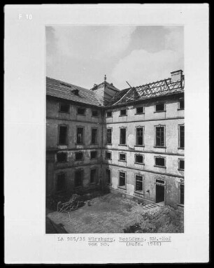 Ehemalige fürstbischöfliche Residenz — Nordwestlicher Schlosshof
