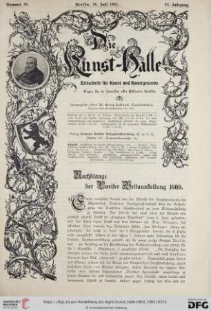 6: Nachklänge der Pariser Weltausstellung 1900