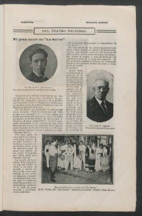 Dr. José B. Ugarte. Notable compositor peruano. [Fotografía]
