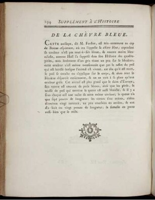 De La Chèvre Bleue.