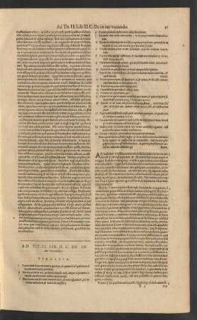 Ad Tit II. Lib. II. C. De In ius vocando.