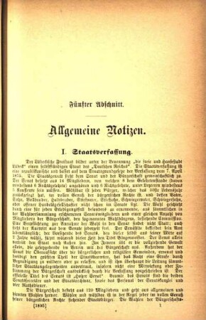 I. Staatsverfassung.